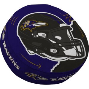 Baltimore Ravens Split Helmet Circle Plushlete Pillow
