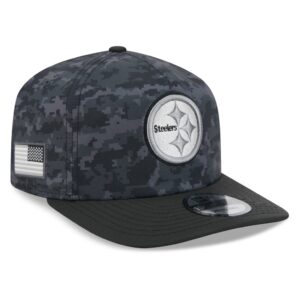 Pittsburgh Steelers New Era 2026 Salute To Service 19TWENTY Adjustable Hat - Black