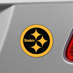 Pittsburgh Steelers Color Rush Metal Car Emblem
