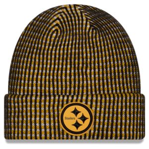 Pittsburgh Steelers New Era 2026 Sideline Cold Weather Cuffed Knit Hat - Gold