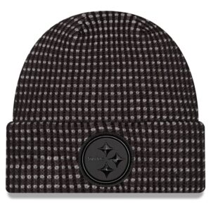 Pittsburgh Steelers New Era 2026 Sideline Cold Weather Cuffed Knit Hat - Black