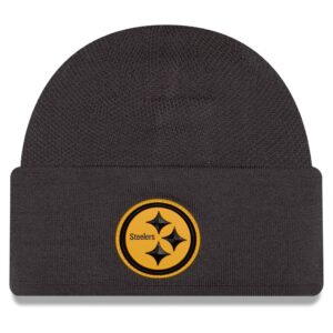 Pittsburgh Steelers New Era 2026 Sideline Cold Weather Skully Knit Hat - Charcoal