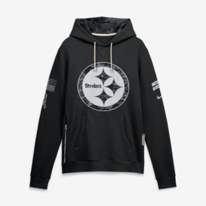 Pittsburgh Steelers Nike 2026 Salute to Service Sideline Dri-FIT Pullover Hoodie - Black