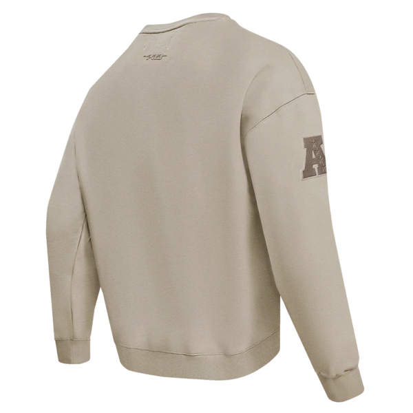 PITTSBURGH STEELERS PRO STANDARD NEUTRAL DROP SHOULDER FLEECE CREWNECK - Image 4