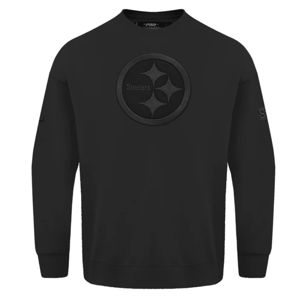 PITTSBURGH STEELERS PRO STANDARD  NEUTRAL DROP SHOULDER FLEECE CREWNECK