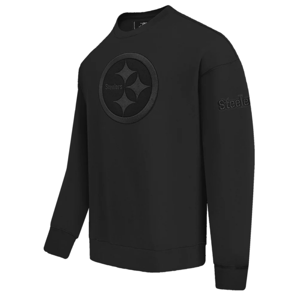 PITTSBURGH STEELERS PRO STANDARD  NEUTRAL DROP SHOULDER FLEECE CREWNECK - Image 3