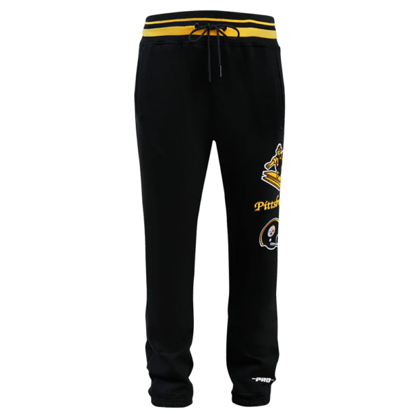 PITTSBURGH STEELERS BLK RETRO CLASSIC MEN'S SWEATPANT - Image 3