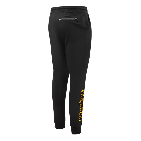 PITTSBURGH STEELERS BLK CLASSIC CHENILLE MEN'S DK JOGGER - Image 4