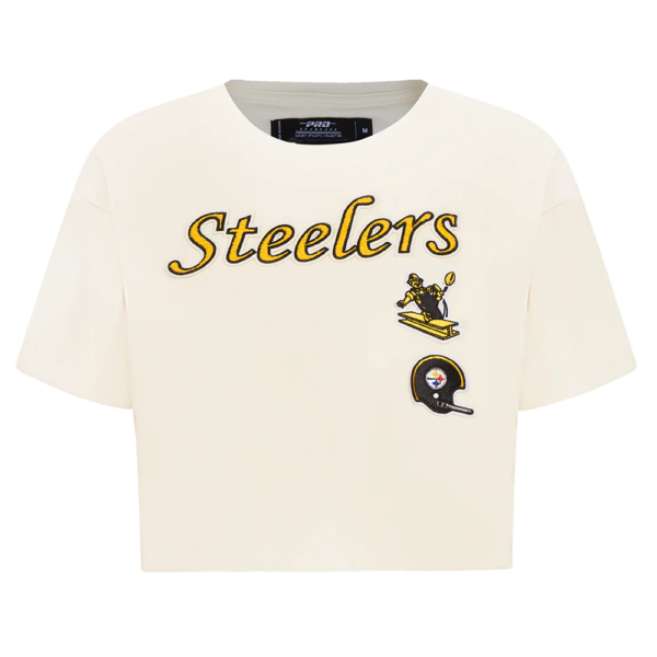PITTSBURGH STEELERS PRO STANDARD RETRO CLASSIC WOMEN'S BOXY TEE - Image 2