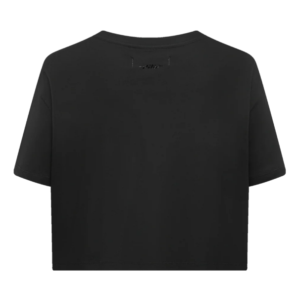 PITTSBURGH STEELERS PRO STANDARD BLK RETRO CLASSIC WOMEN'S BOXY TEE - Image 4