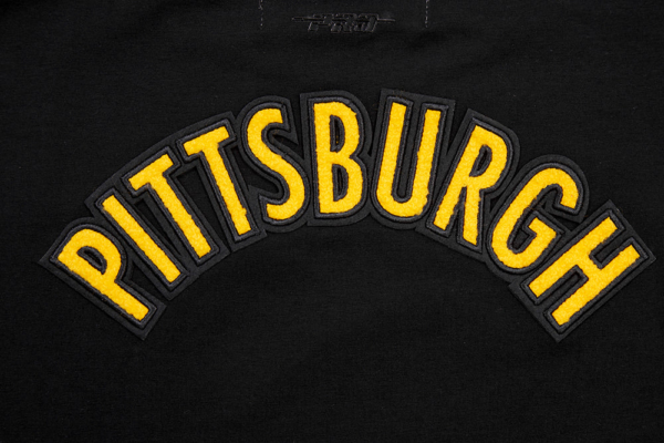 PITTSBURGH STEELERS PRO STANDARD BLK CLASSIC WOMEN'S SINGLE JERSEY BOXY TEE - Image 6