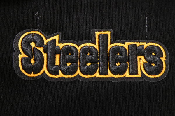 PITTSBURGH STEELERS PRO STANDARD BLK CLASSIC WOMEN'S FLEECE CREWNECK - Image 7