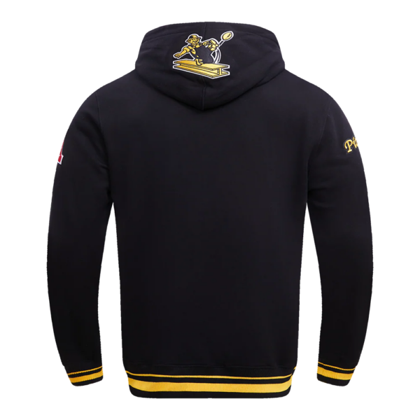 PITTSBURGH STEELERS PRO STANDARD BLK RETRO CLASSIC MEN'S HOODIE - Image 4