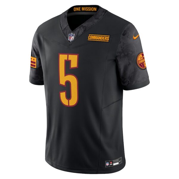 Jayden Daniels Washington Commanders Nike Vapor F.U.S.E. Limited Jersey - Black - Image 3