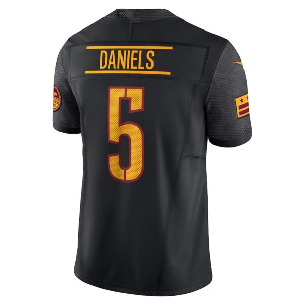 Jayden Daniels Washington Commanders Nike Vapor F.U.S.E. Limited Jersey - Black - Image 4