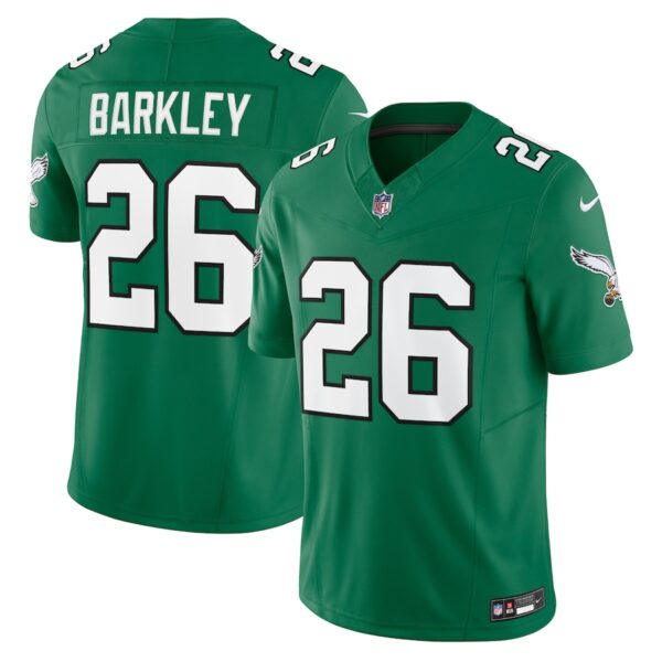 Saquon Barkley Philadelphia Eagles Nike Alternate Vapor F.U.S.E. Limited Jersey - Kelly Green - Image 2