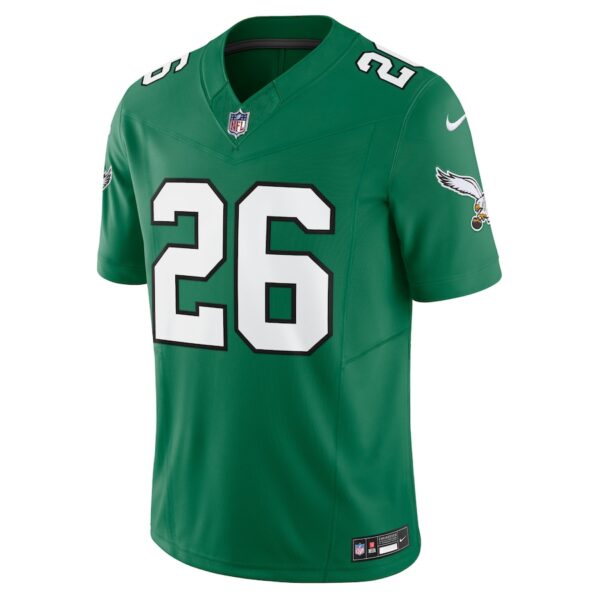 Saquon Barkley Philadelphia Eagles Nike Alternate Vapor F.U.S.E. Limited Jersey - Kelly Green - Image 3