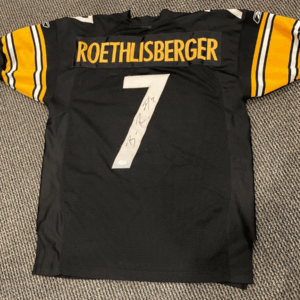 BEN ROETHLISBERGER #7 PITTSBURGH STEELERS SIGNED REEBOK JERSEY JSA