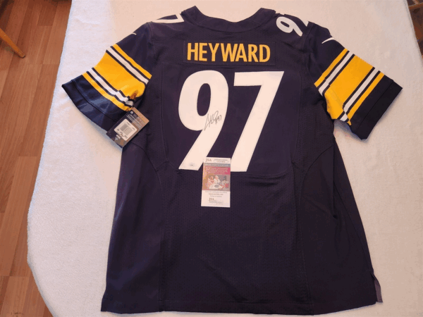 CAM HEYWARD signed PITTSBURGH STEELERS authentic Proline licensed jersey JSA COA Size 48 - Image 2