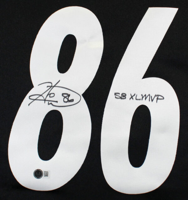 Steelers Hines Ward "SB XL MVP" Signed Black Nike Limited Jersey BAS Witnessed - Image 3