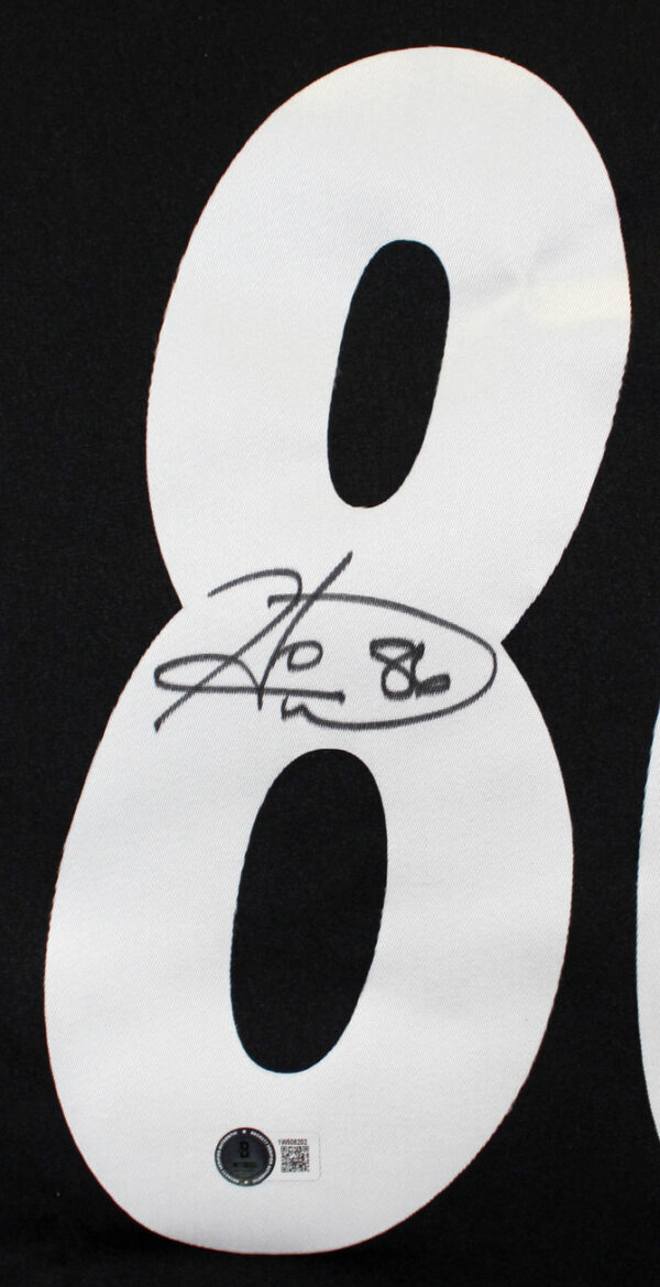 Steelers Hines Ward "SB XL MVP" Signed Black Nike Limited Jersey BAS Witnessed - Image 4
