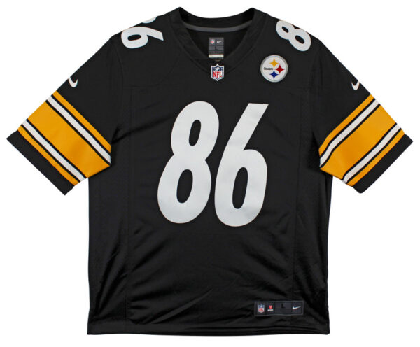 Steelers Hines Ward "SB XL MVP" Signed Black Nike Limited Jersey BAS Witnessed - Image 6