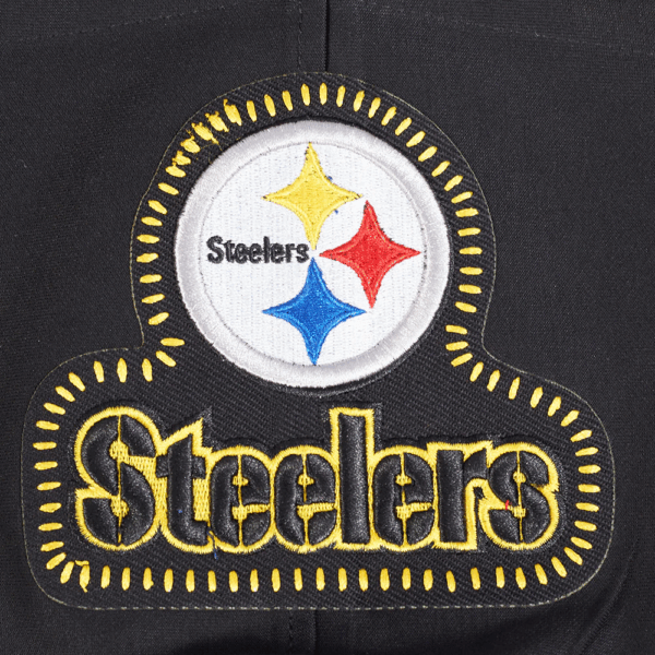 PITTSBURGH STEELERS PRO STANDARD DIY PICK STITCH MEN'S DOUBLE KNIT PULLOVER HOODIE - Image 10