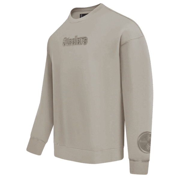 PITTSBURGH STEELERS PRO STANDARD WINGSPAN MEN'S DROP SHOULDER FLEECE CREWNECK - Image 3