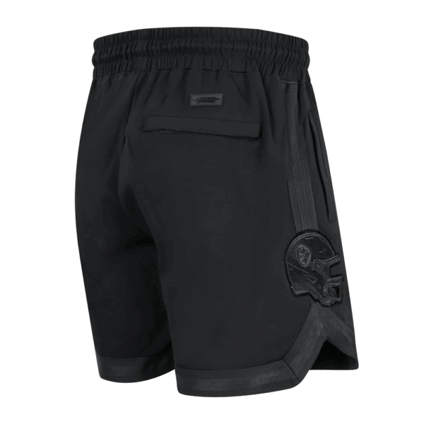 PITTSBURGH STEELERS PRO STANDARD TRIPLE BLACK LOGO PRO TEAM MEN'S SHORT - Image 4