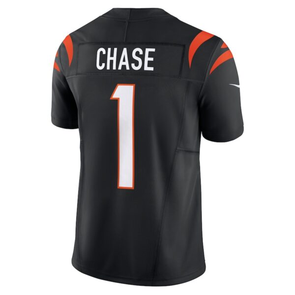Ja'Marr Chase Cincinnati Bengals Nike Vapor F.U.S.E. Limited Jersey - Black - Image 4