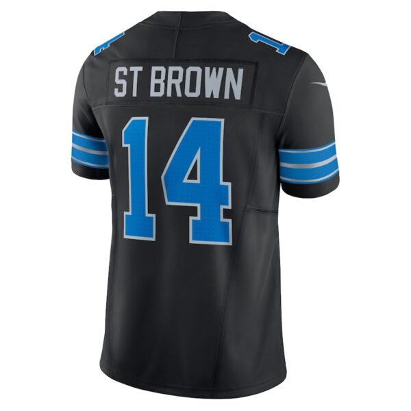 Amon-Ra St. Brown Detroit Lions Nike 2nd Alternate Vapor F.U.S.E. Limited Jersey - Black - Image 4