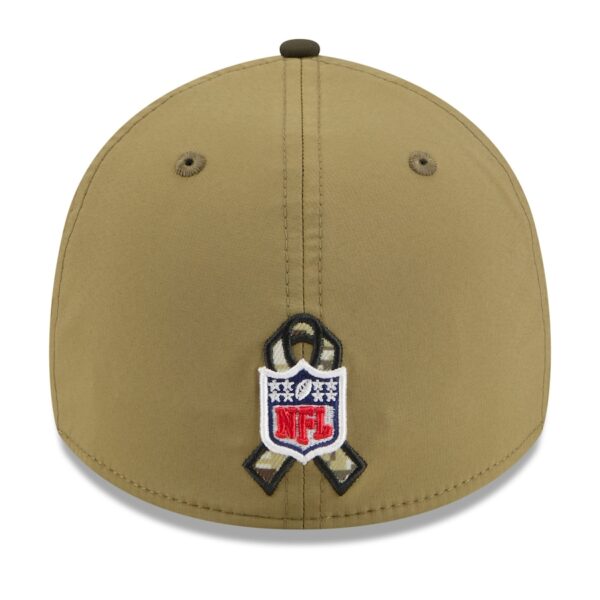 Pittsburgh Steelers New Era 2025 Salute to Service 39THIRTY Flex Hat - Green - Image 5
