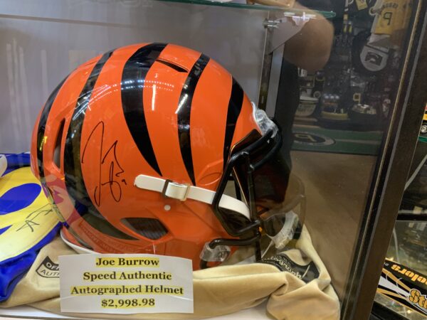 Joe Burrow Autographed Cincinnati Bengals Authentic Helmet w/ Visor Fanatics