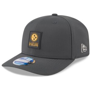 Pittsburgh Steelers New Era 2025 Sideline Cold Weather 9SEVENTY Adjustable Hat - Charcoal