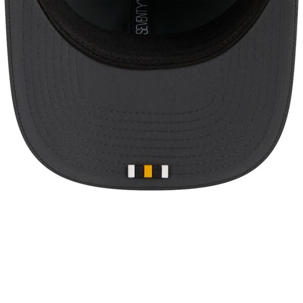 Pittsburgh Steelers New Era 2025 Sideline Cold Weather 9SEVENTY Adjustable Hat - Charcoal - Image 6