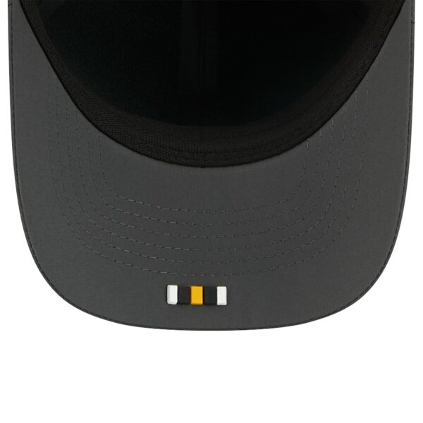 Pittsburgh Steelers New Era 2025 Sideline Cold Weather 9FORTY M-Crown Adjustable Hat - Charcoal - Image 6