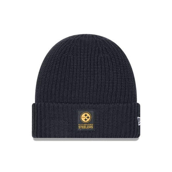 Pittsburgh Steelers New Era Sideline Tech Knit Hat - Image 2
