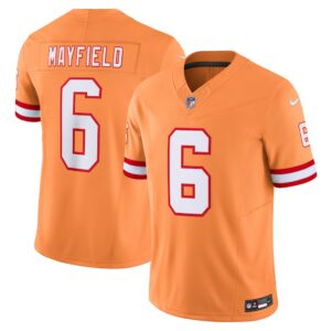 Baker Mayfield Tampa Bay Buccaneers Nike Creamsicle Vapor F.U.S.E. Limited Jersey - Orange