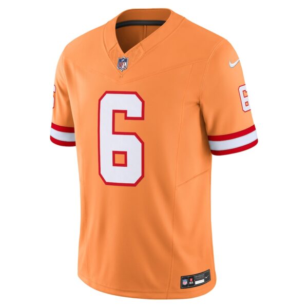 Baker Mayfield Tampa Bay Buccaneers Nike Creamsicle Vapor F.U.S.E. Limited Jersey - Orange - Image 3