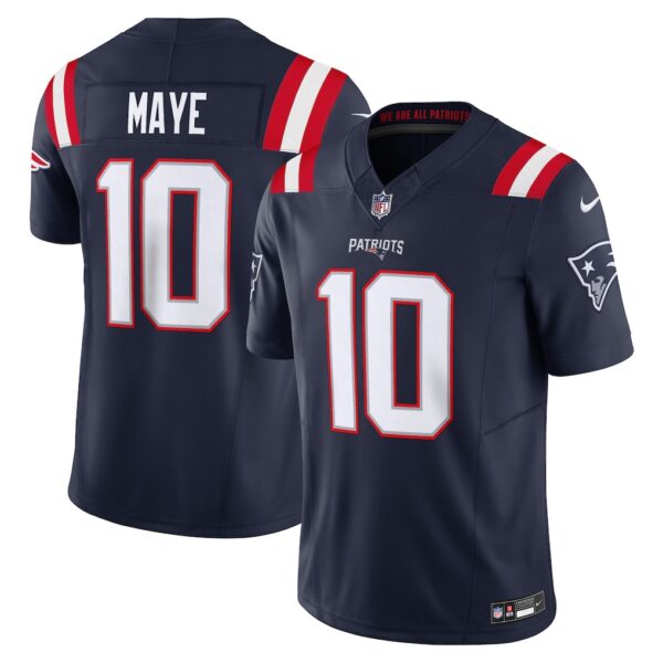 Drake Maye New England Patriots Nike Vapor F.U.S.E. Limited Jersey - Navy - Image 2