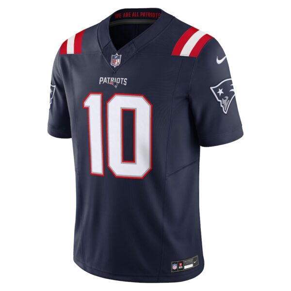 Drake Maye New England Patriots Nike Vapor F.U.S.E. Limited Jersey - Navy - Image 3