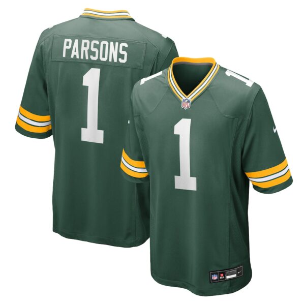 Micah Parsons Green Bay Packers Nike Game Player Jersey - Green - Image 2