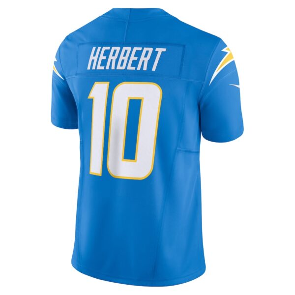 Justin Herbert Los Angeles Chargers Nike Vapor F.U.S.E. Limited Jersey - Powder Blue - Image 4