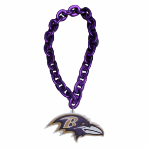Baltimore Ravens 3D Fan Chain Big Logo Chain PURPLE