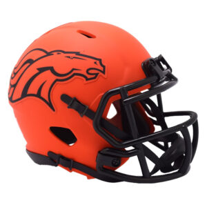 Denver Broncos Alternate RAVE Revolution Speed Mini Football Helmet