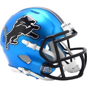 Detroit Lions Helmet Riddell Replica Mini Speed Style On-Field Alternate 2024