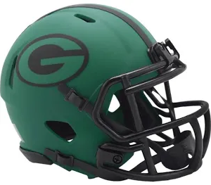 Green Bay Packers Helmet Riddell Replica Mini Speed Style Rave Alternate