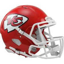 Kansas City Chiefs Helmet Riddell Authentic Full Size Speed Style