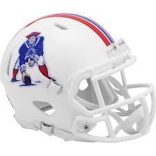 New England Patriots Helmet Riddell Replica Mini Speed Style 1982-1989 T/B Periodic Restock