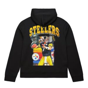 Pittsburgh Steelers Ben Roethlisberger #7 Mitchell & Ness Photo Reel Hoodie